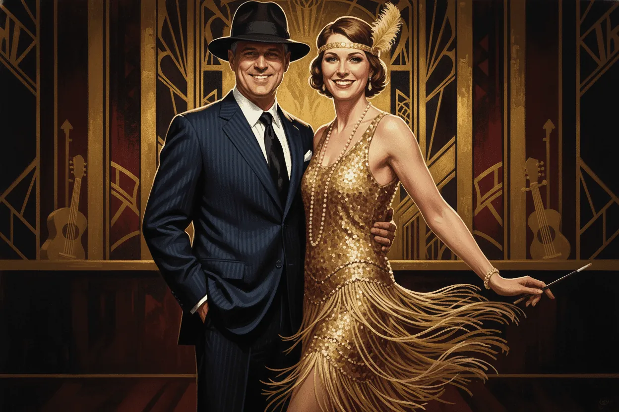 Roaring twenties Gatsby style